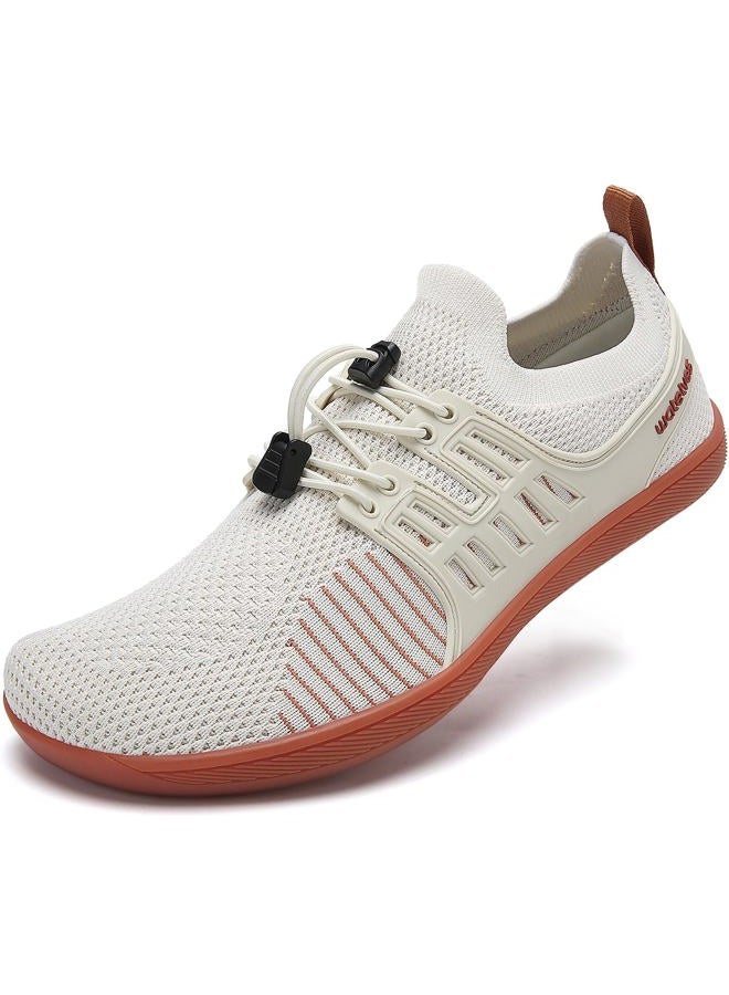 WateLves Wide Water Shoes Womens Mens Barefoot Zero Drop Diabetic Shoes Beach Walking Sneakers, Grey, 12.5 Wide Women/11 Wide Men - Image 1