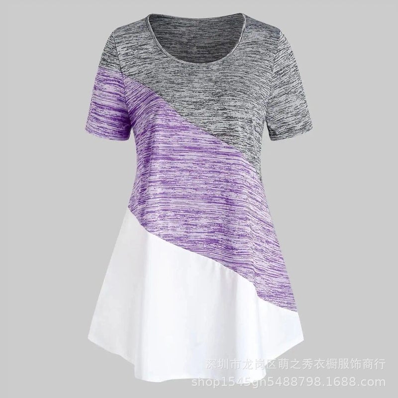 2021 Two-Color Turtleneck Color Matching Crewneck T-Shirt Explosions All-Match British Women'S Long T-Shirt - Image 5