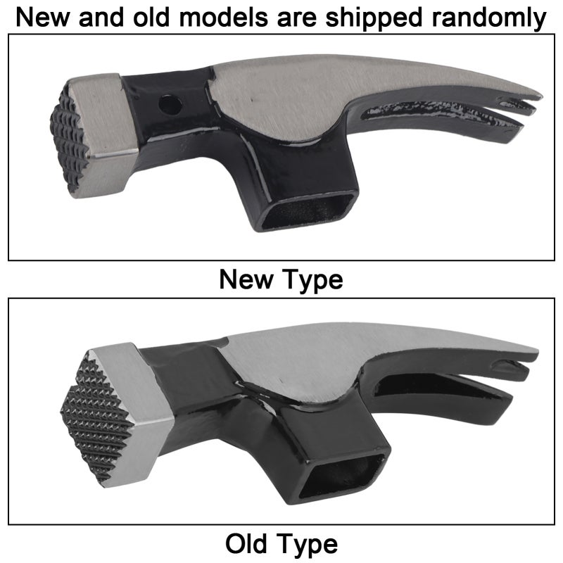 High-carbon Steel Hammer Head: Double V Nail Removal Design - Wear Resistance For Concrete Dressing Tile Adhesion & Nail Removal Tasks - Image 2