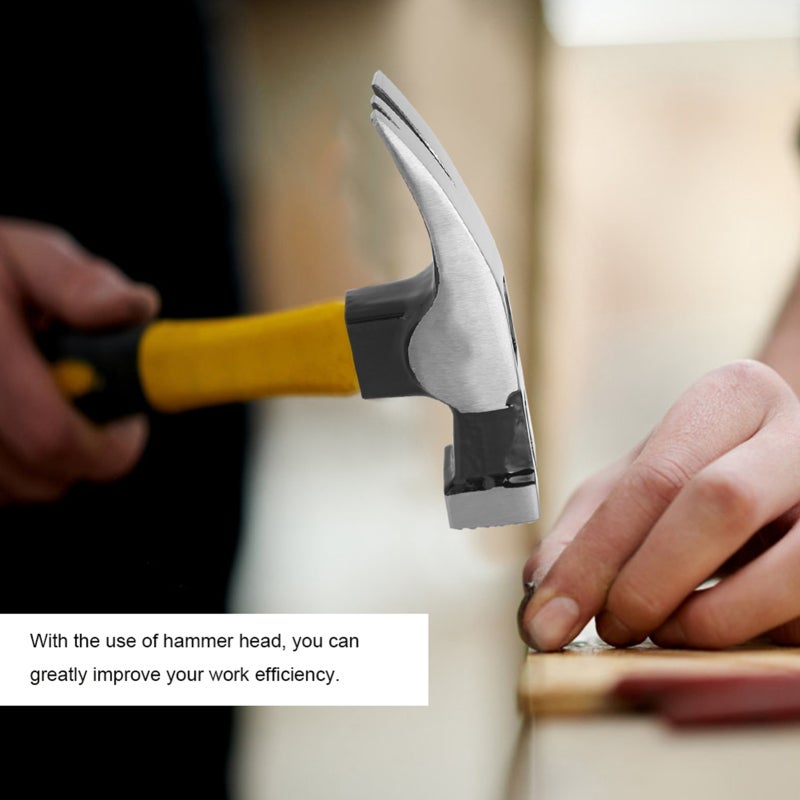 High-carbon Steel Hammer Head: Double V Nail Removal Design - Wear Resistance For Concrete Dressing Tile Adhesion & Nail Removal Tasks - Image 4