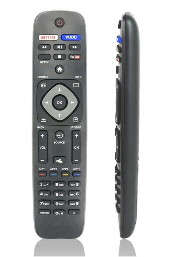 ELTRAZONE - "Universal Replacement Remote Control for Philips Smart TV – Compatible with NH500UP, URMT41JHG006, URMT41JHG003, 58PFL4609/F7, 55PFL5601/F7, and More" - Image 1