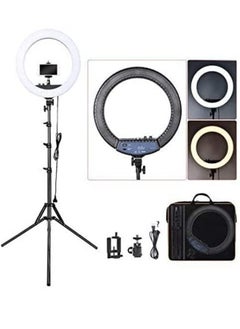 14 Inch Ring Selfie Light For Mobile And Photoshoot Portable Selfie Mirror Ring For Video Call Shoot And Online Classes With Tripod Stand