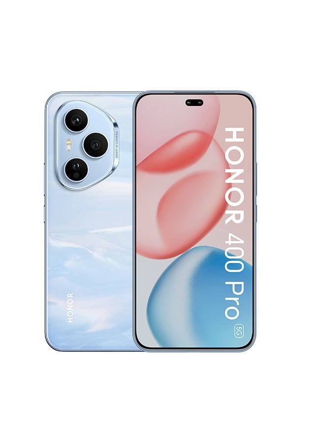 Honor 400 Pro 5G Dual SIM Tidal Blue 12GB RAM 512GB  - Middle East Version - Image 1