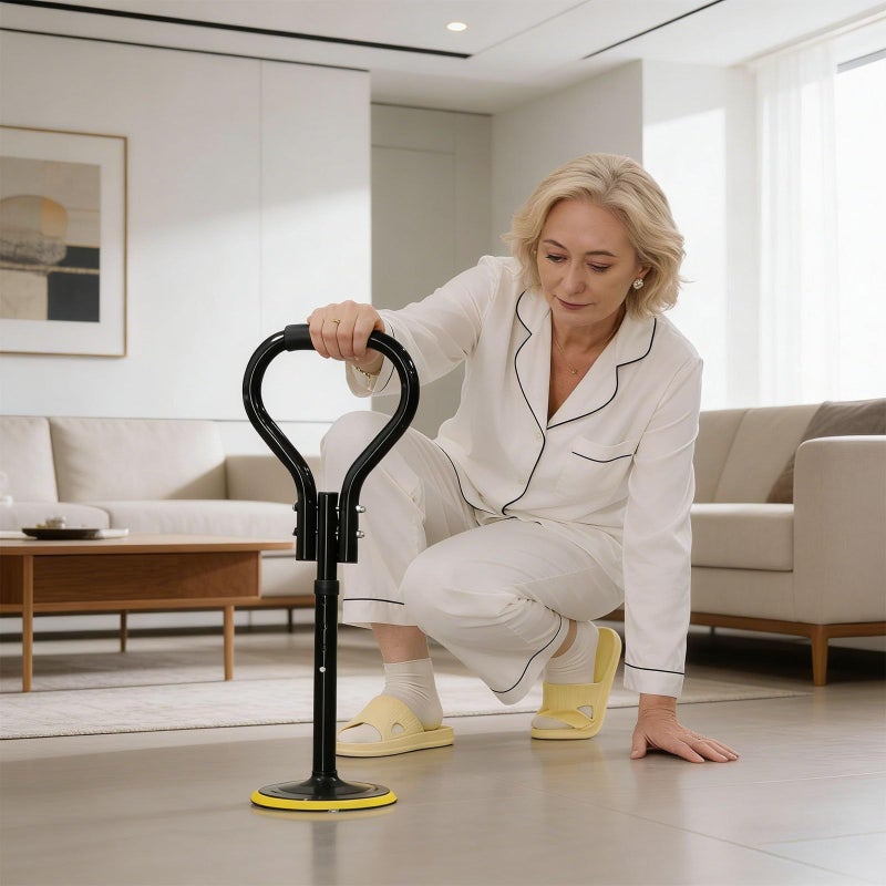 Adjustable Standing Assist Tool 600 Lbs Capacity Heavy Duty Metal Frame Anti Slip Base 4 Level Height Adjustment - Image 3