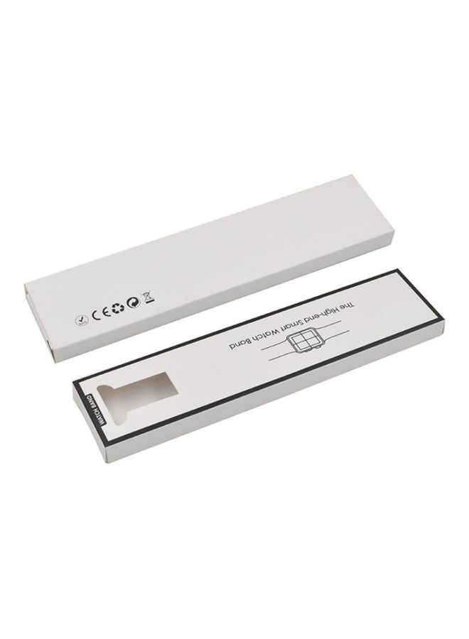 NIBEMINENT Large Square Diamond Metal Replacement Strap Watchband For Apple Watch Series 7/6/SE/5/4/3/2/1 38/40/41mm Rose Pink - Image 5