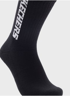 SKECHERS 3 Pack Terry Crew Socks  - Image 5