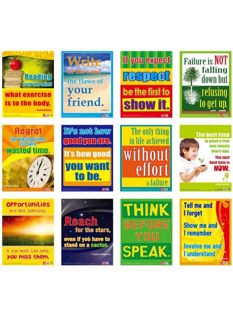 Motivational Educational Boards for Kids – Encouragement Cards for Positive Behavior and Learning  - Image 1