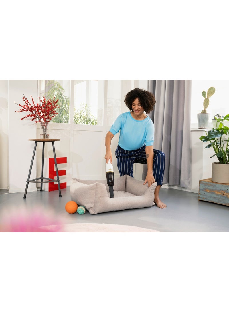 كارشر CVH2 Cordless Handheld Vacuum Cleaner, Lightweight with HEPA Filter, Compact, Washable filter and dust container, White-black, 1.198-330.0 250 ml 70 W 1.198-330.0 white - Image 4