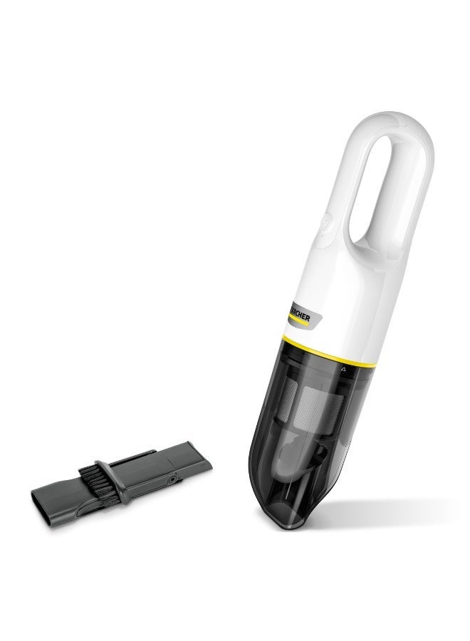 كارشر CVH2 Cordless Handheld Vacuum Cleaner, Lightweight with HEPA Filter, Compact, Washable filter and dust container, White-black, 1.198-330.0 250 ml 70 W 1.198-330.0 white - Image 1