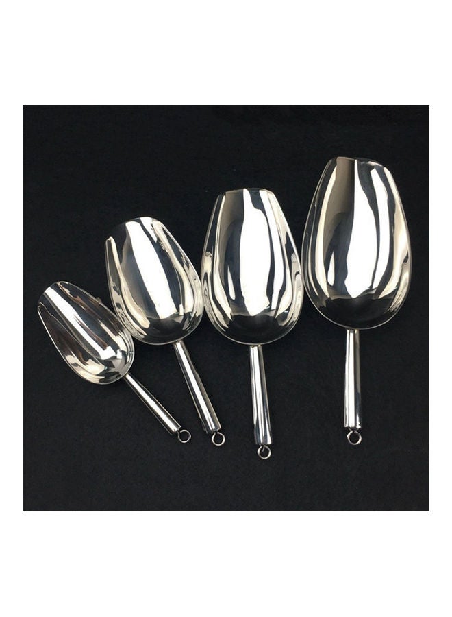 Aknur مجرفة لغرف مكعبات الثلج من الستانلس ستيل فضي 20*4*7سم - Image 4