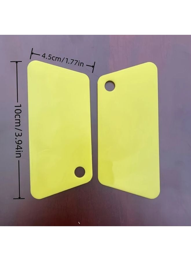 10Pcs Multifunctional Plastic Squeegee Scraper For Window Home Office Cleaning - Image 3