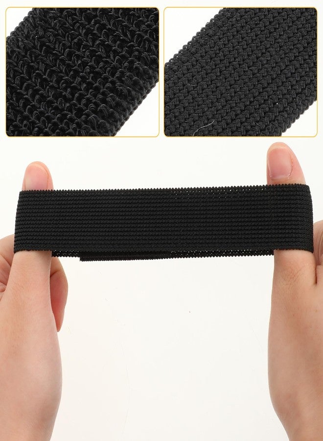 Grevosea 6 Pcs Ankle Strap, Boot Blousers Ankle Strap Elastic Boot Straps Bicycle Pant Leg Straps Adjustable Cycling Ankle Safety Band Black Elastic with Buckle for Riding Climbing Fishing Outdoor Sports - Image 3