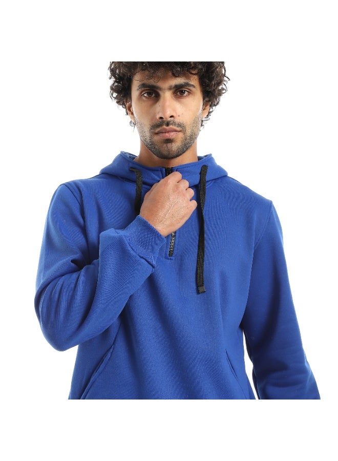 Caesar Men's oversized hoodie with hood and front pockets - Image 4