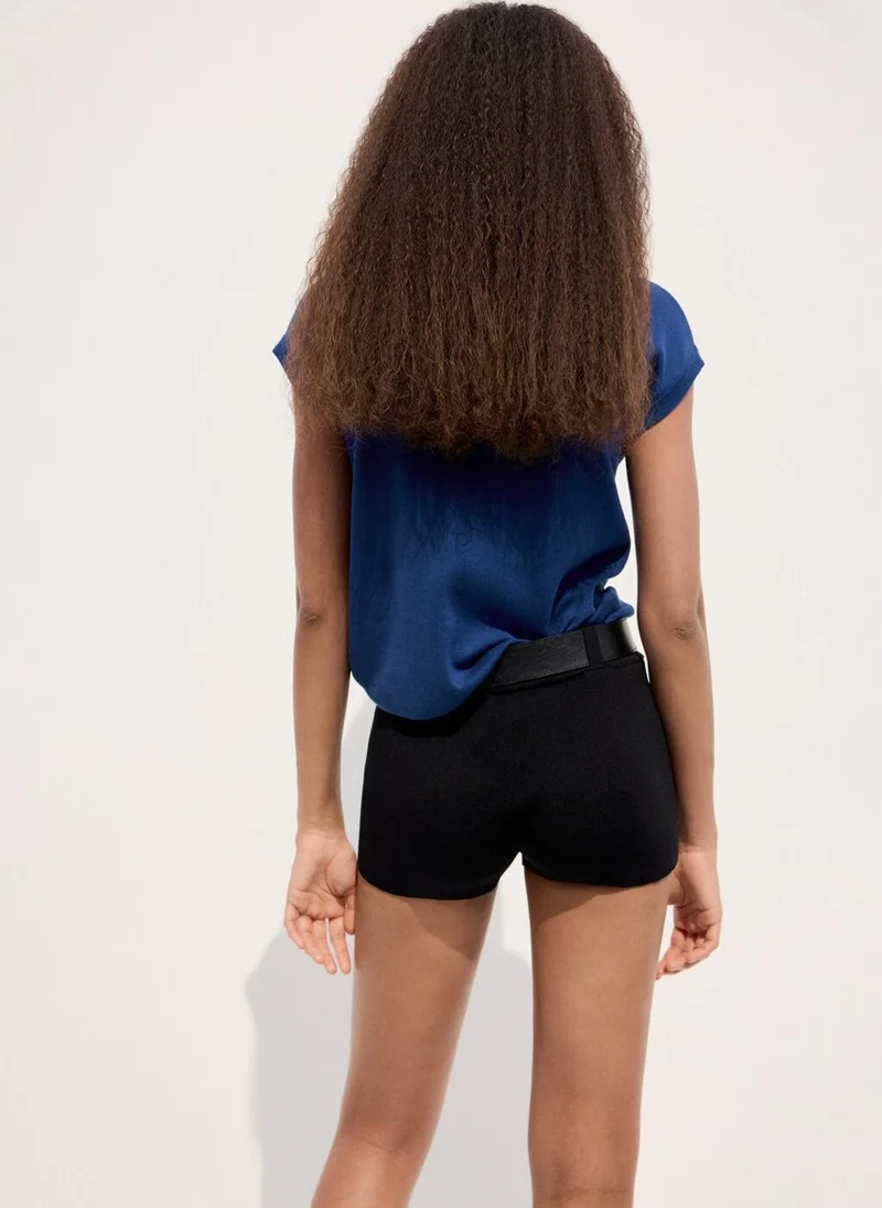 Mango Short-Sleeve Cotton T-Shirt