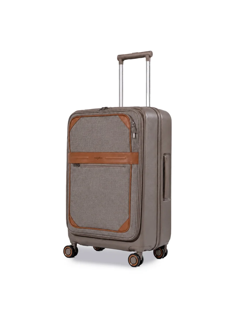 Magellan Magellan PC Hybrid Trolley 3 Piece Luggage Set PCF2584T4-3P – 20/25/29 Inch, 4 Spinner Wheels, TSA Lock, USB Port, Expandable