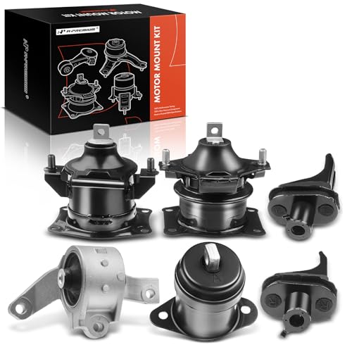 A-Premium 6PCS Engine Motor Mount Transmission Mount Suspension Mount Set Compatible with Acura TL Base Type-S 2007 2008, Automatic Transmission - Image 1