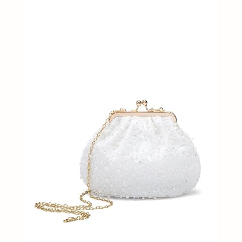 Lino Perros Texas Nora Pearl White Clutch - Image 4