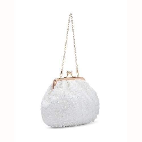 Lino Perros Texas Nora Pearl White Clutch - Image 2