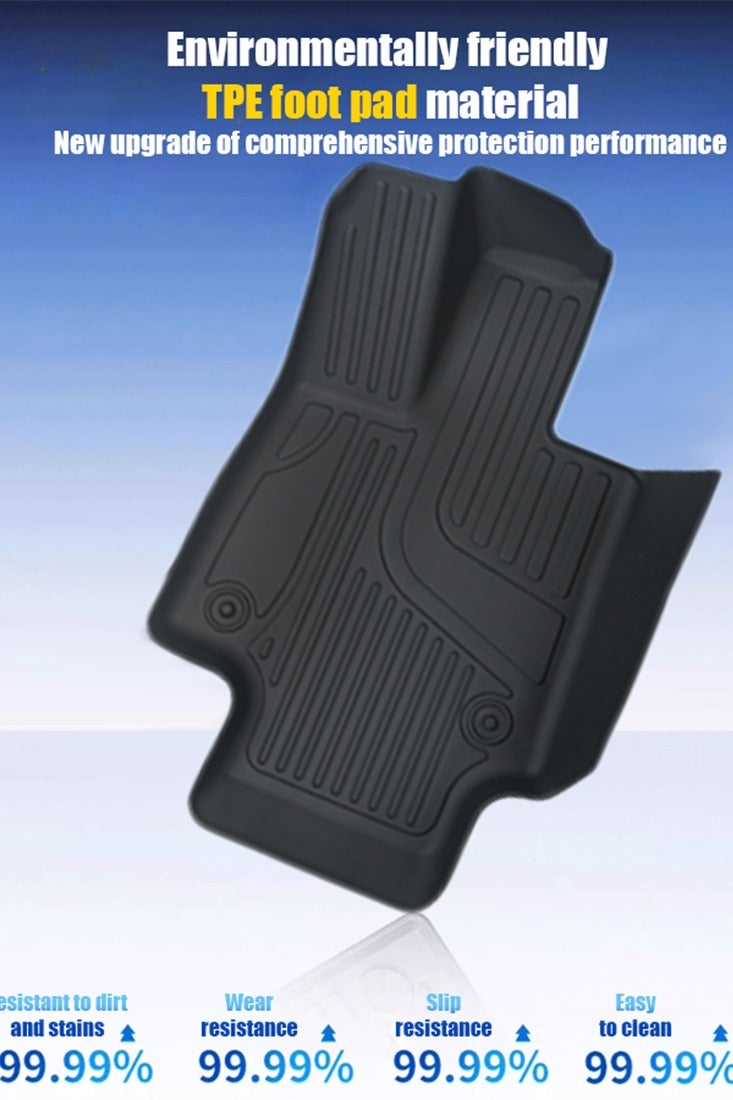 Car Foot Pad, suitable for 2020-2025 Toyota RAV4 gasoline car car foot pad, wear-resistant, easy to clean, high-end, material: TPE. - Image 4
