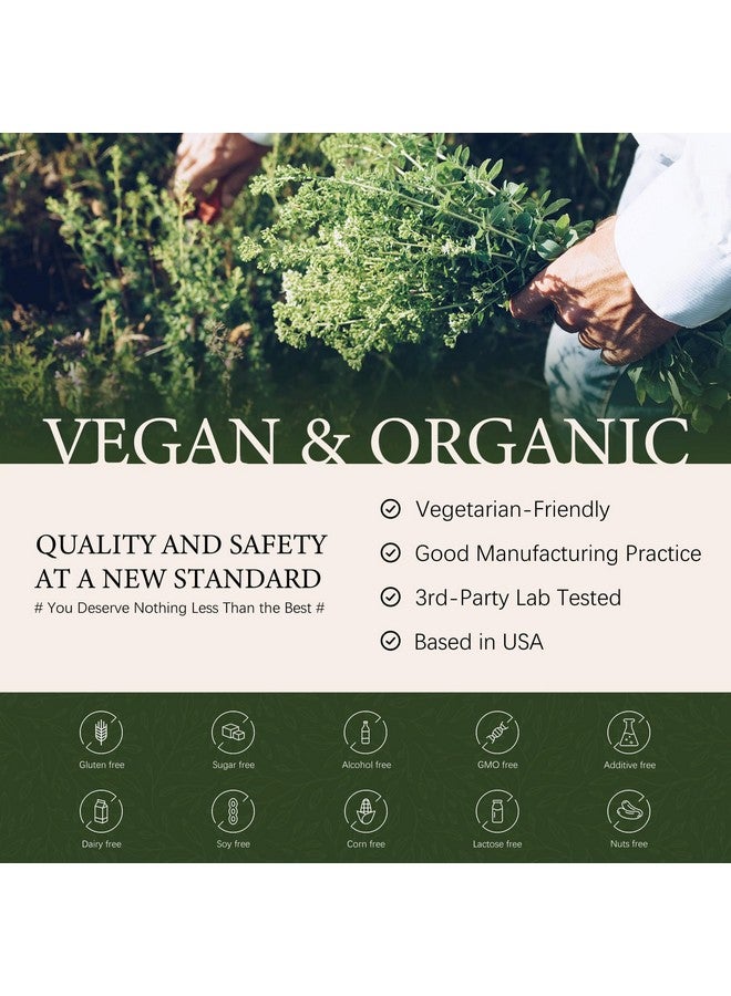 زيت الأوريجانو العضوي من أوزيسفورس - قطرات سائلة مع 75% كارفكرول عالي - مكمل عشبي من الأوريجانو المتوسطي البري لصحة المناعة والهضم، نباتي، خالي من السكر، خالي من الكحول، غير معدل وراثيًا، 1 أونصة سائلة - Image 3