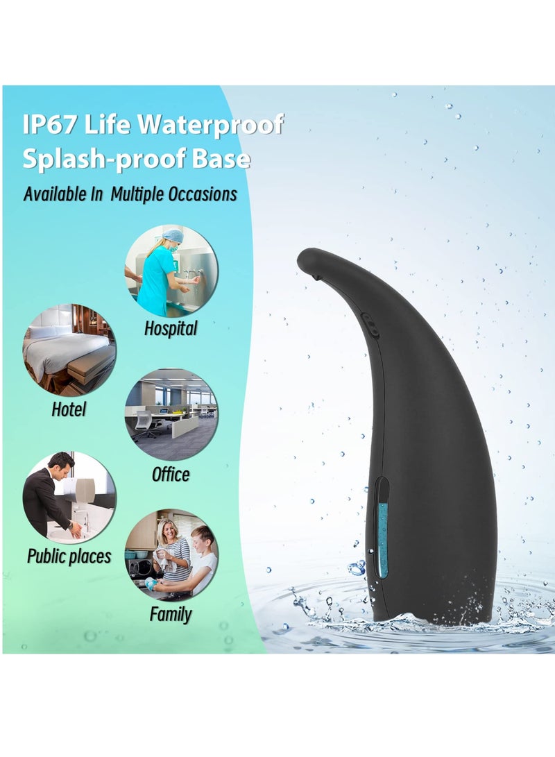 Captaintech Touchless Automatic Soap Dispenser - Battery Operated 300ml Pump for Hands-Free Liquid Soap in Kitchen and Bathroom - Electronic Drippy Soap Dispenser. - Image 3