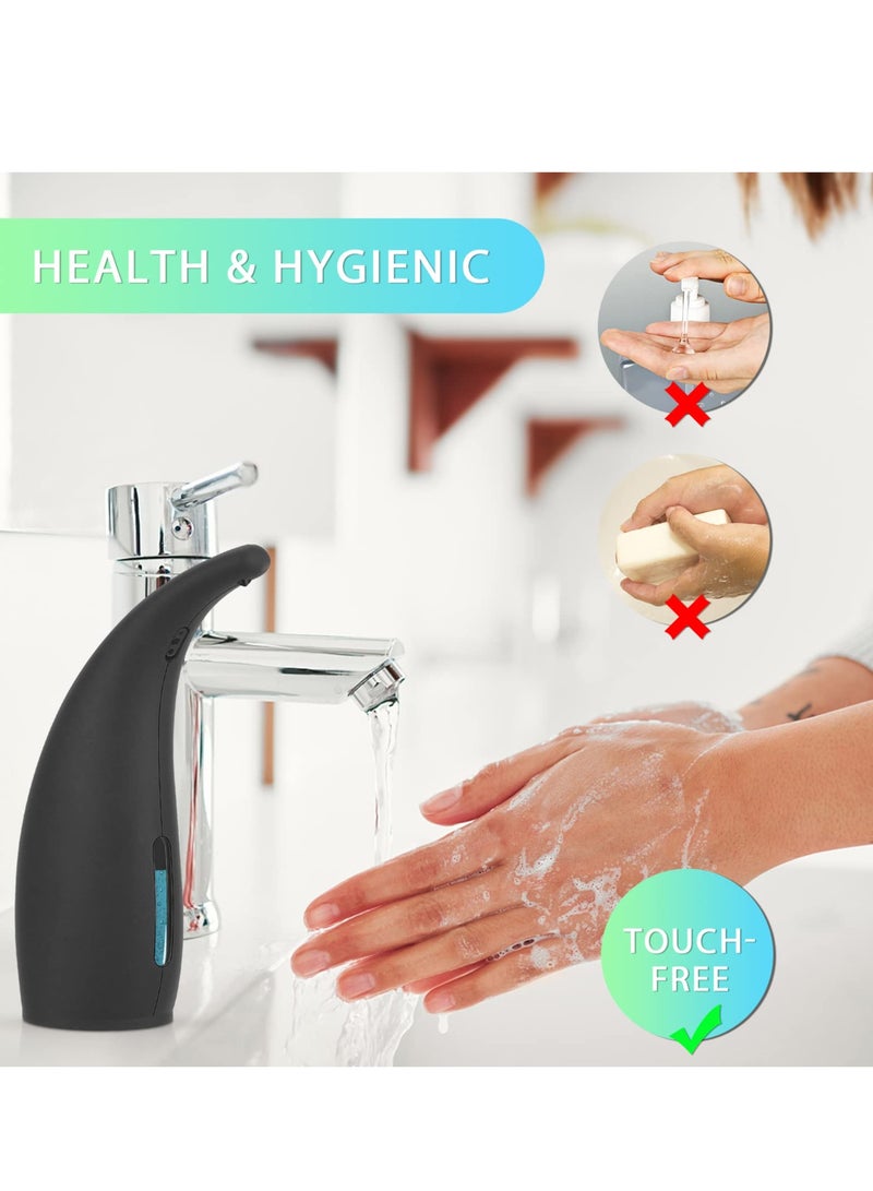 Captaintech Touchless Automatic Soap Dispenser - Battery Operated 300ml Pump for Hands-Free Liquid Soap in Kitchen and Bathroom - Electronic Drippy Soap Dispenser. - Image 4