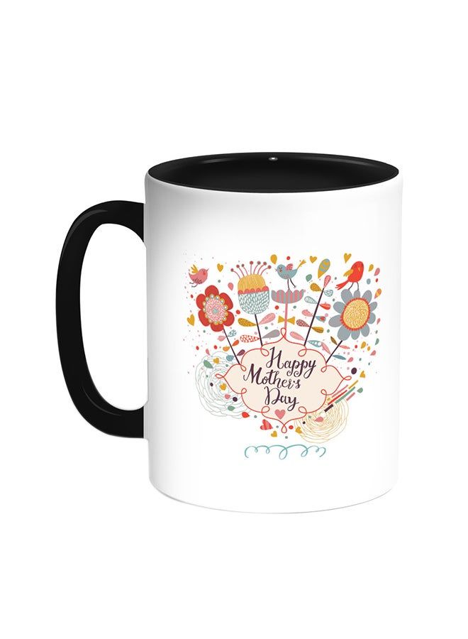 RKN Happy Mother's Day Printed Coffee Mug Black/White 11ounce - Image 1
