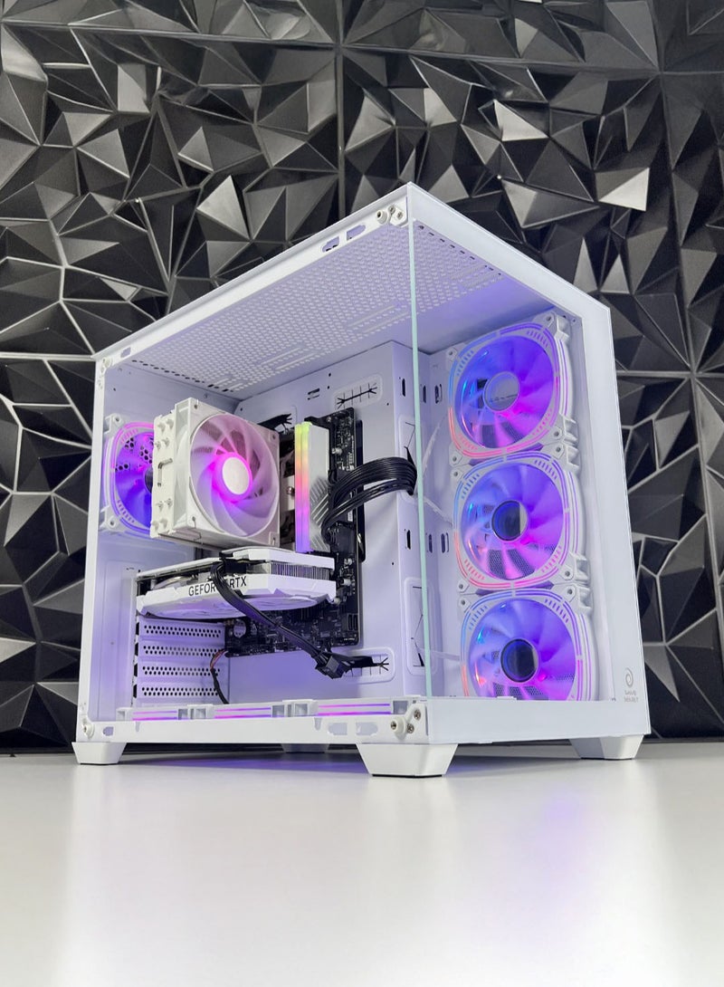 Game Sekret حاسوب الألعاب Apex Gaming PC من Game Sekret – بمعالج Intel Core i5-14400F، وبطاقة رسوميات GeForce RTX 5050 بسعة 8 جيجابايت، وذاكرة DDR4 بسعة 16 جيجابايت، وتخزين SSD من نوع M.2 NVMe بسعة 1 تيرابايت، ومبرّد هوائي، ولوحة أم H610، ومزوّد طاقة 500 واط بمعيار 80+، واتصال WiFi وBluetooth، ونظام تشغيل Windows 11 Pro، مع ضمان لمدة سنة واحدة. - Image 3