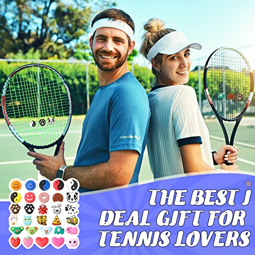 Leitee 30 Pcs Cute Tennis Dampener Funny Tennis Racket Vibration Racquet Dampener Soft Silicone for Sport Gift, Assorted Designs - Image 5