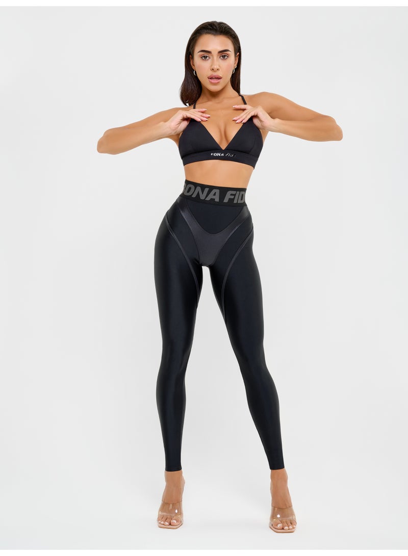 Bona Fide Bona Fide Premium Quality Leggings for Women with Unique Design and Push Up - High Waisted Tummy Control Legging  - Image 2