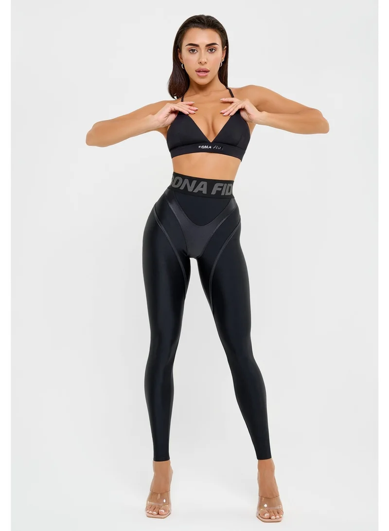 بونا فيدي بنطلون ليجنز نسائي بخصر عالٍ وتحكم بالبطن بتصميم فريد وجودة فاخرة من بونا فايد