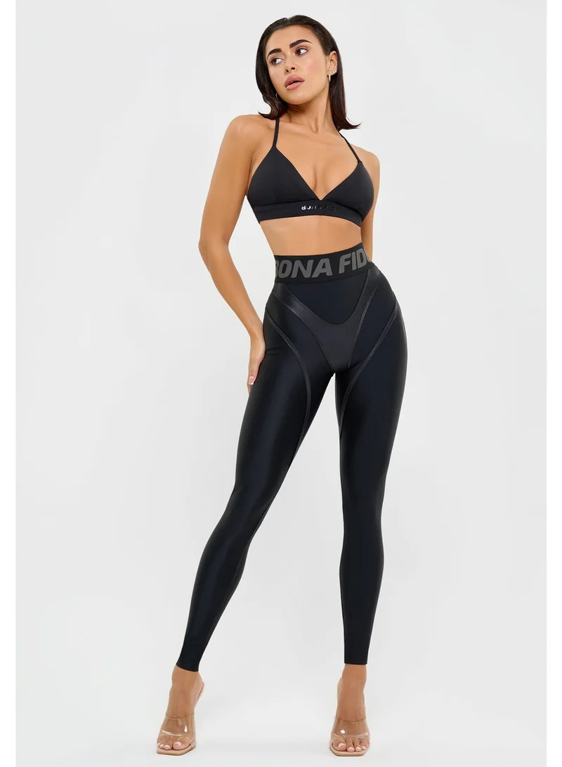 Bona Fide Ultra Black Bona Fide Lifting Leggings for Women - Scrunch Leggings High Waisted Tummy Control - Gym Workout Yoga Pants for Women | Best Price UAE
