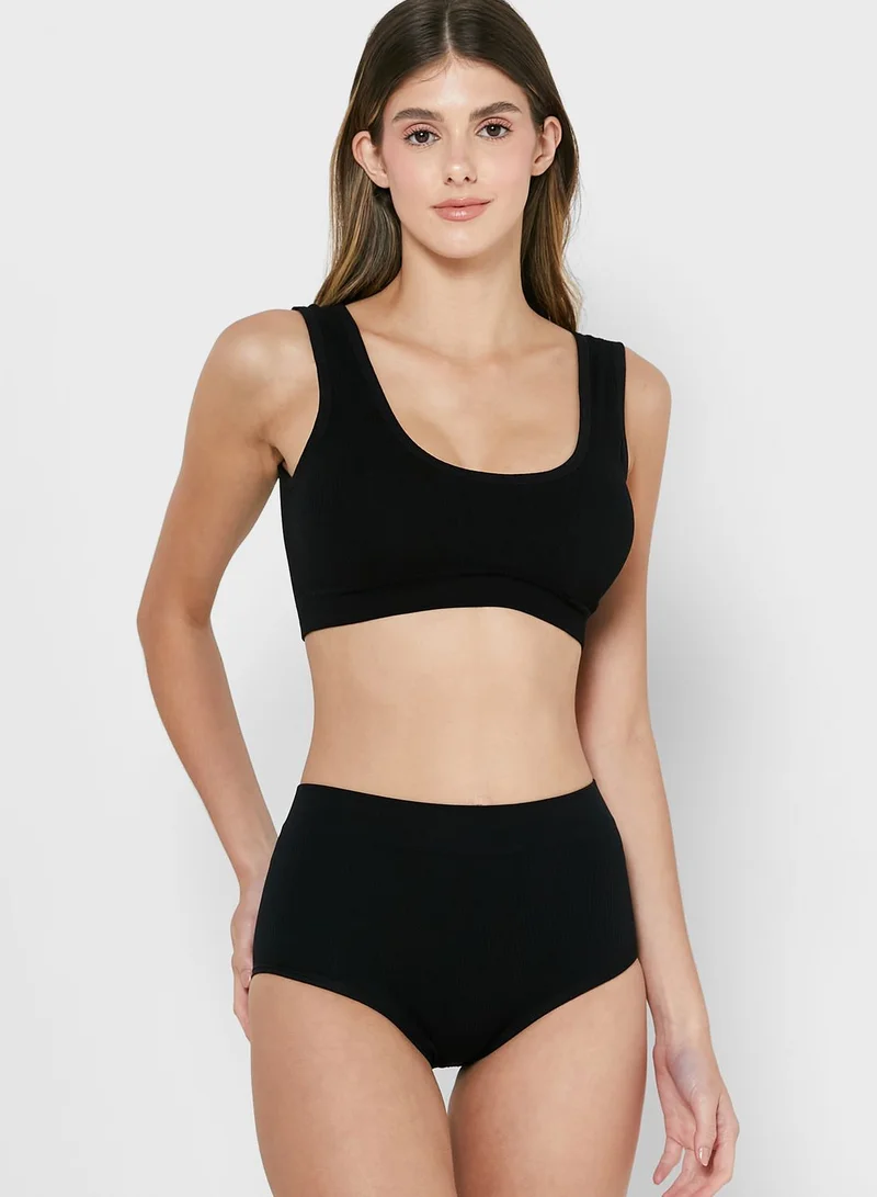 Ginger Basic Sports Bra & Brief Set