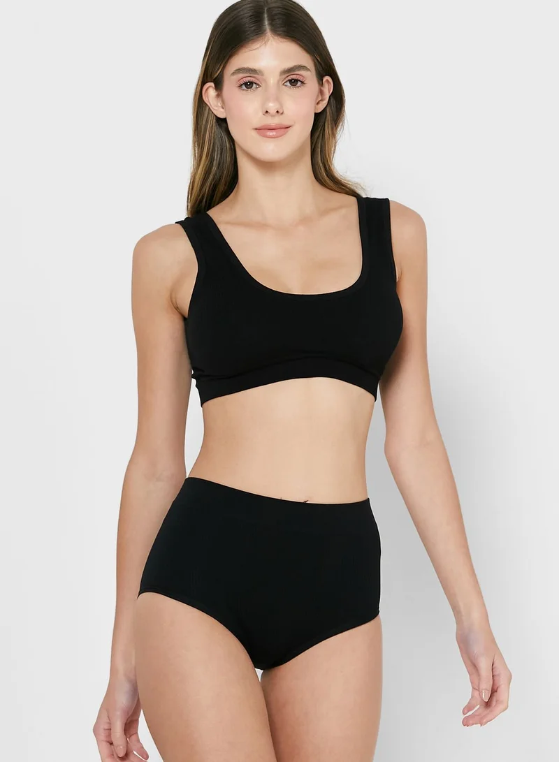 Ginger Basic Sports Bra & Brief Set