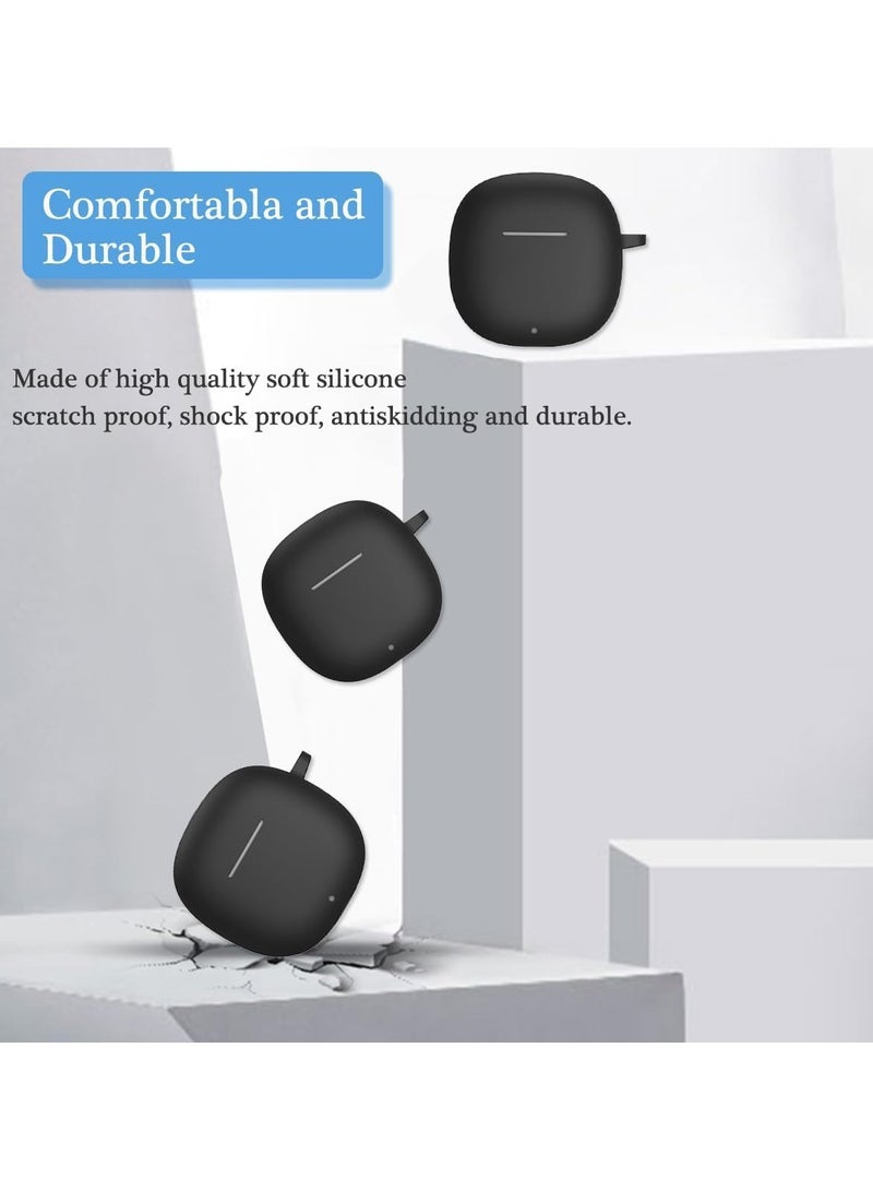 Earphone Protective Case Suitable For Honor Earbuds x6 Cover Shockproof Shell Washable Silicone Housing Anti Dust Sleeve Frame (Black)  - Image 3