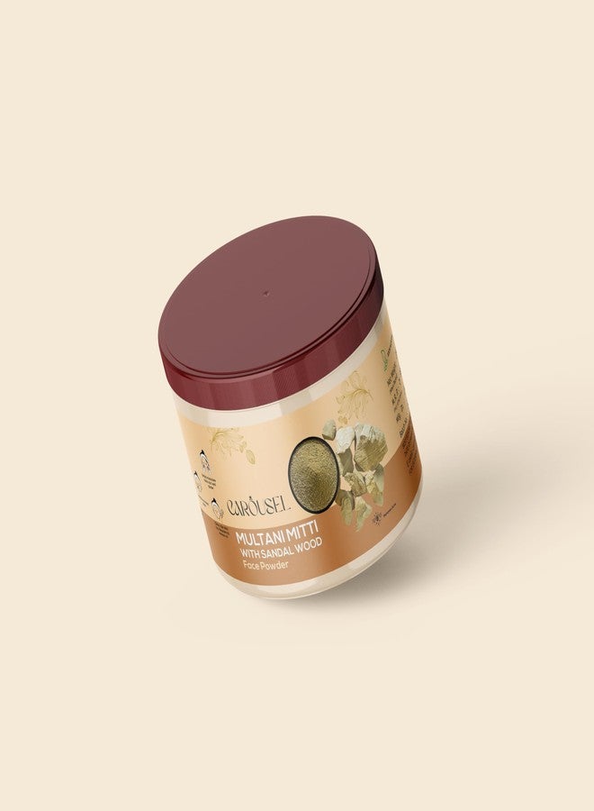 Truvic Carousel Natural Multani Mitti powder for Face - Natural Skin Cleanser & Oil Control | For Glowing, Clear & Healthy Skin (200 g (Pack of 2)) - Image 2