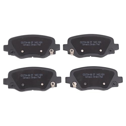 TRQ Rear Brake Pads Ceramic Compatible with 2015-2017 Chrysler 200 2014-2021 Jeep Cherokee - Image 4