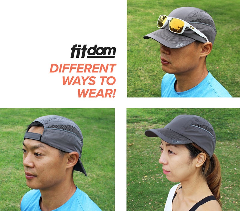 Fitdom Lightweight All Sports Cap Perfect Hat for Running, Hiking, Tennis, Golf & More - Image 3