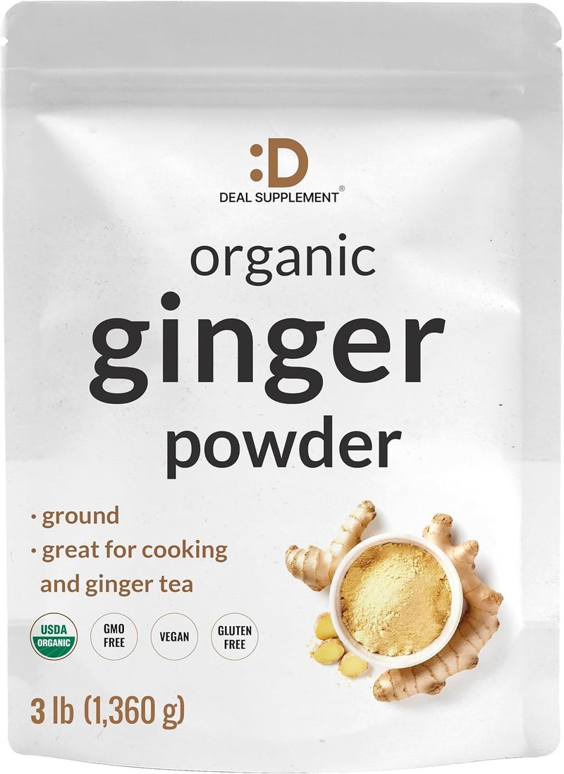 DEAL SUPPLEMENT Organic Ginger Powder 3LB - Image 1
