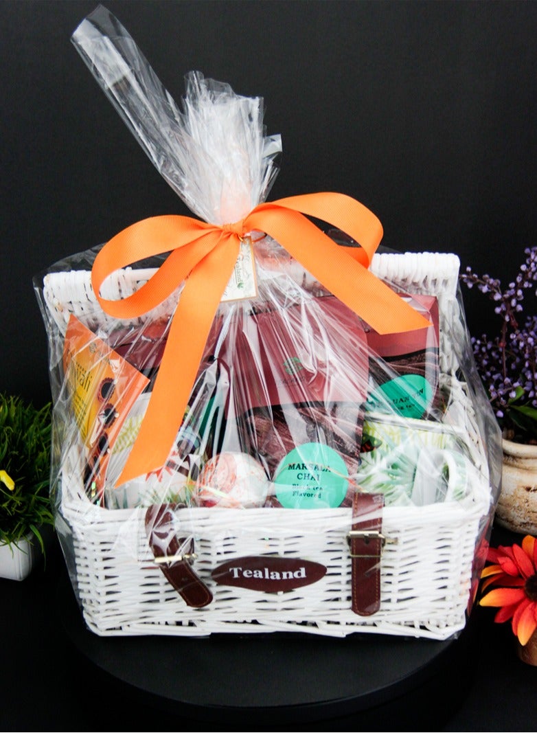 تيلاند مجموعة هدايا ديوالي ديلايتس، مجموعة متنوعة من أنواع الشاي الفاخرة مع كوب الشاي وحل تخزين الشاي، هدية مثالية لأحبائك - Image 3