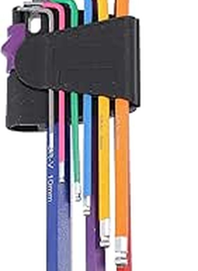 9 قطعة مجموعة مفكات سداسية ملونة بنهاية كروية من فولاذ عالي الصلابة لنماذج التحكم عن بعد - Image 1