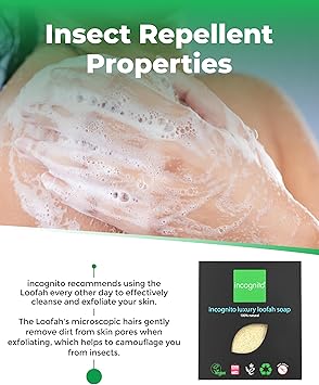 Incognito Less Mosquito Luxury Loofah and Soap - Image 3