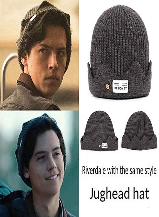 ROORUZ TOOBIT Jughead Jones Beanie Hat Riverdale Merchandise Riverdale TV Movie Adult Costume Cosplay Beanie Hat - Winter Knitted Hat for Men Women -Brown - Image 3