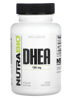NutraBio DHEA 100 mg 60 Capsules 