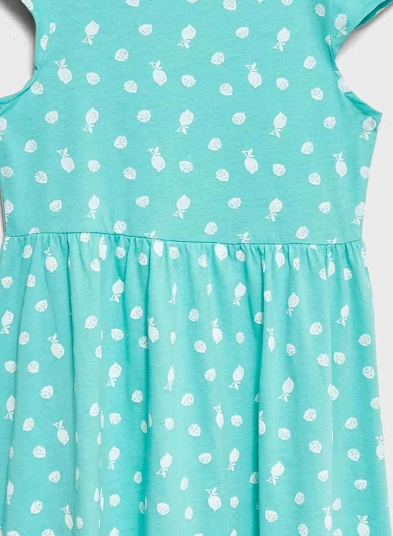 NAME IT Teen Printed Skater Dress