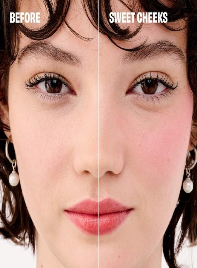 بينيفت أحمر خدود بنفت كوزمتكس دانديليون بيبي بينك المضيء - لون وردي فاتح ناعم، لمسة نهائية ساتانية طبيعية، لون قابل للتكثيف، أحمر خدود بودرة خفيف الوزن يدوم طويلاً، 2.5 غرام - Image 3