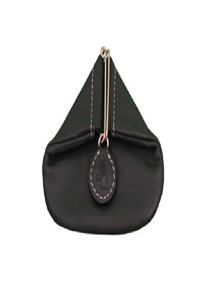 Adamis Leather Small Coin Purse W100 Black - Image 1