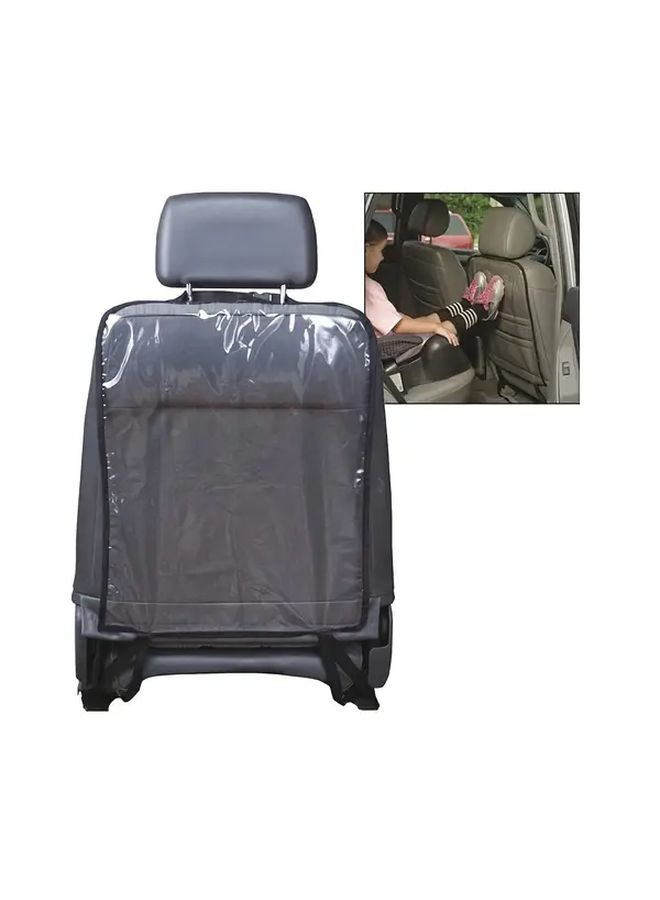 Transparent PVC Car Seat Back Protector Cover 2pcs Universal Fit Anti Kick - Image 5