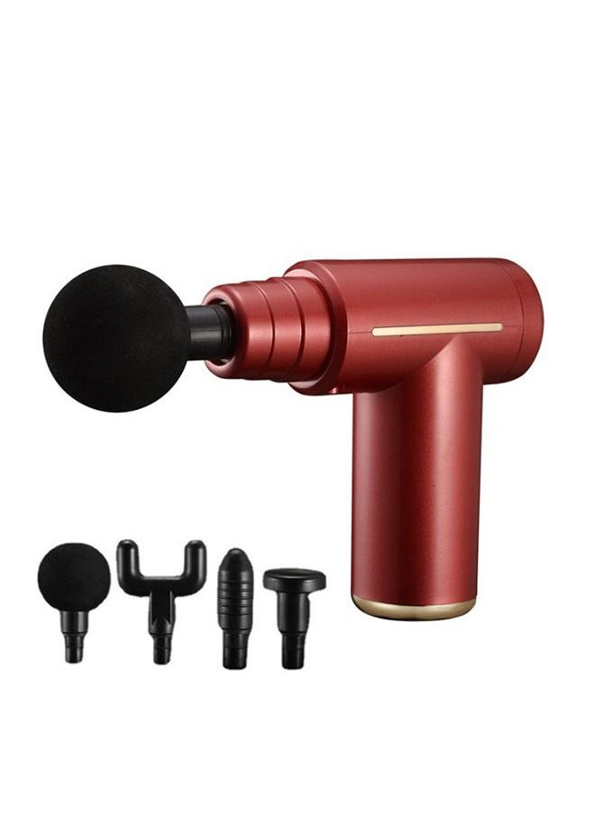 Arabest Mini Massage Gun, Portable 6 Speeds Muscle Massager Deep Tissue with 4 Massage Heads, Super Quiet Type-C Charging Percussion Massage Gun for Muscle Pain Stiffness Relief  - Image 1