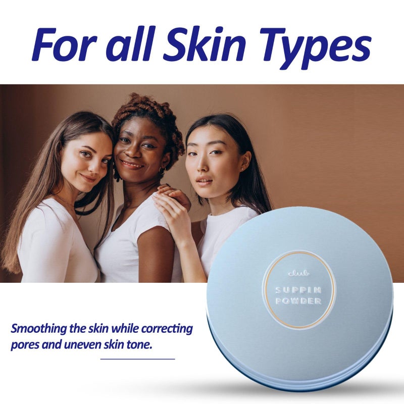 Club Club Setting Powder for a Natural Matte Finish, Lightweight Face Powder with Skin-Smoothing Amino Acid Formula Pressed Powder, Innocent Floral, 0.87 Fl Oz(26g) - Image 3